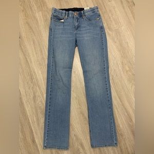 size 6, straight leg Levi’s.